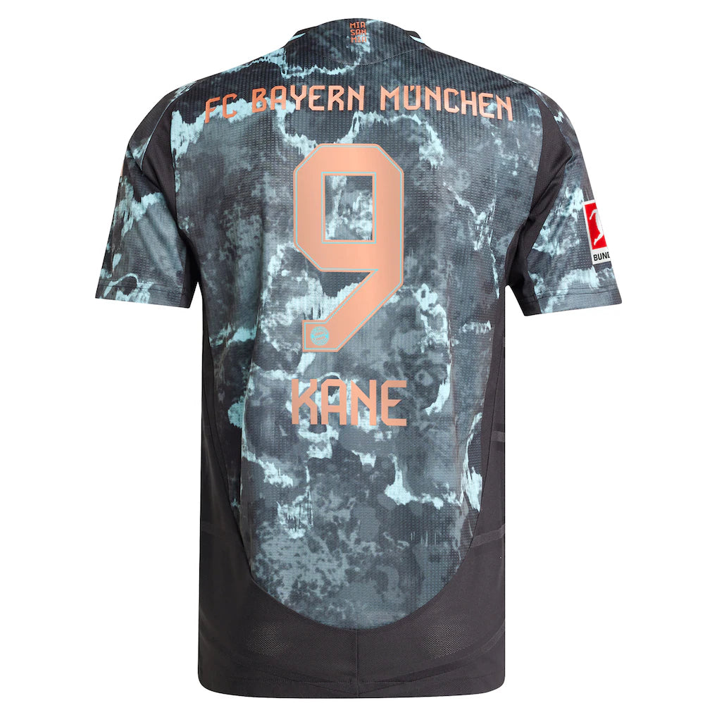 Harry Kane Bayern Munich adidas 2024/25 Away Authentic Player Jersey - Black