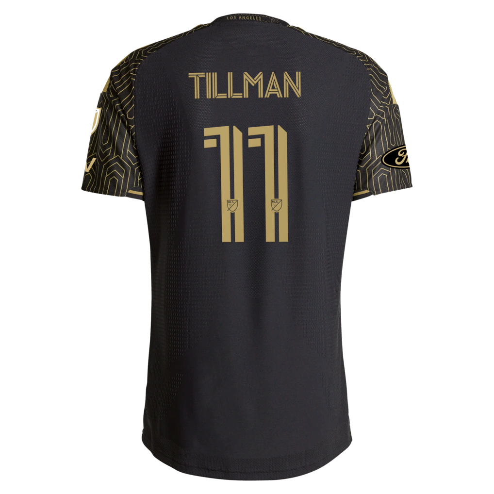 Timothy Tillman LAFC adidas 2026 2026 Primary Kit On-Field Authentic Patch Jersey - Black