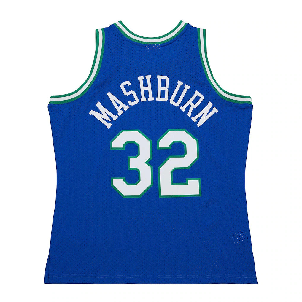 Jamal Mashburn Dallas Mavericks Mitchell & Ness 1993/94 Hardwood Classics Swingman Jersey - Blue