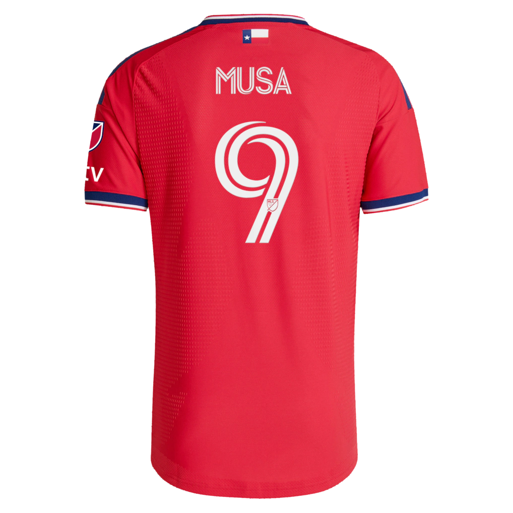 Petar Musa FC Dallas adidas 2026 DNA Kit On-Field Authentic Patch Jersey - Red