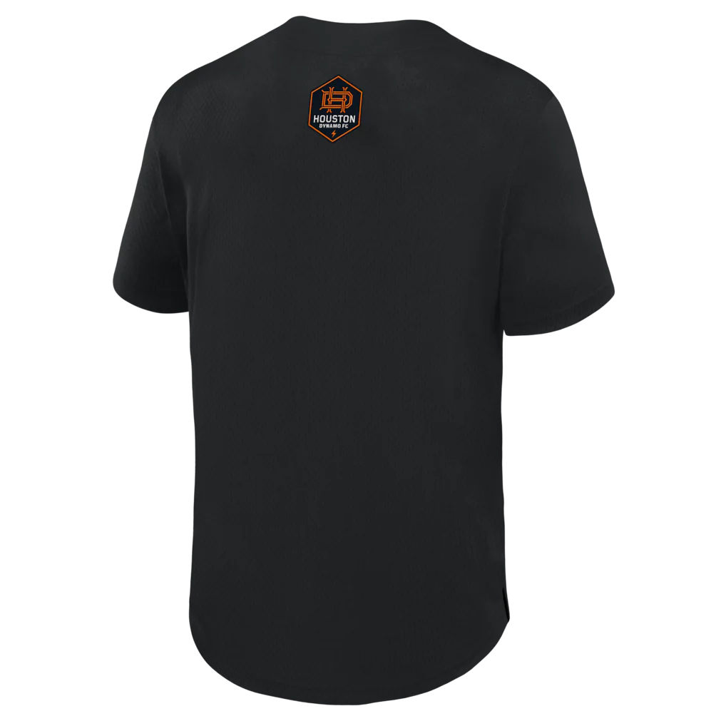 Houston Dynamo FC Fanatics Maximum Intensity Button-Up Jersey  - Black