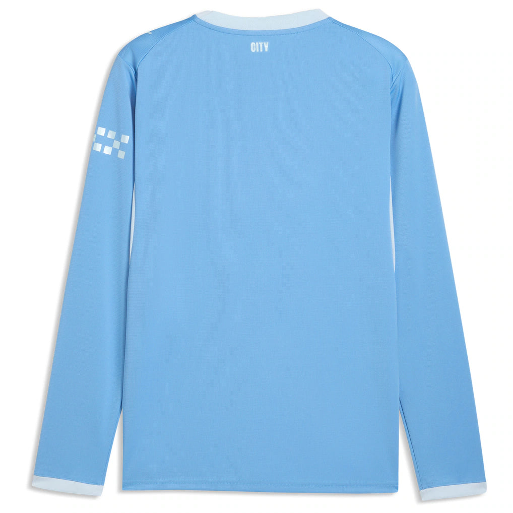 Manchester City Puma 2026/27 Home Replica Long Sleeve Jersey - Light Blue