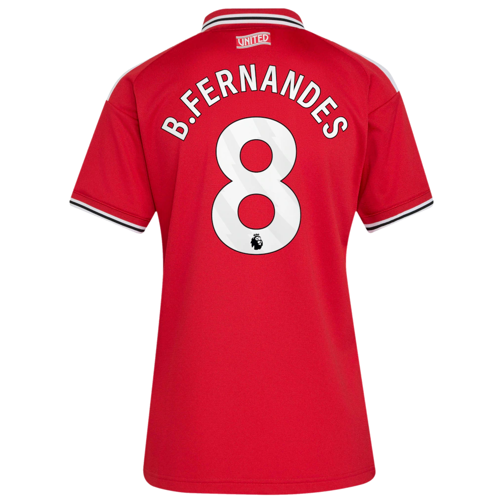 Bruno Fernandes Manchester United adidas Women's 2026/27 Home Replica Jersey - Red
