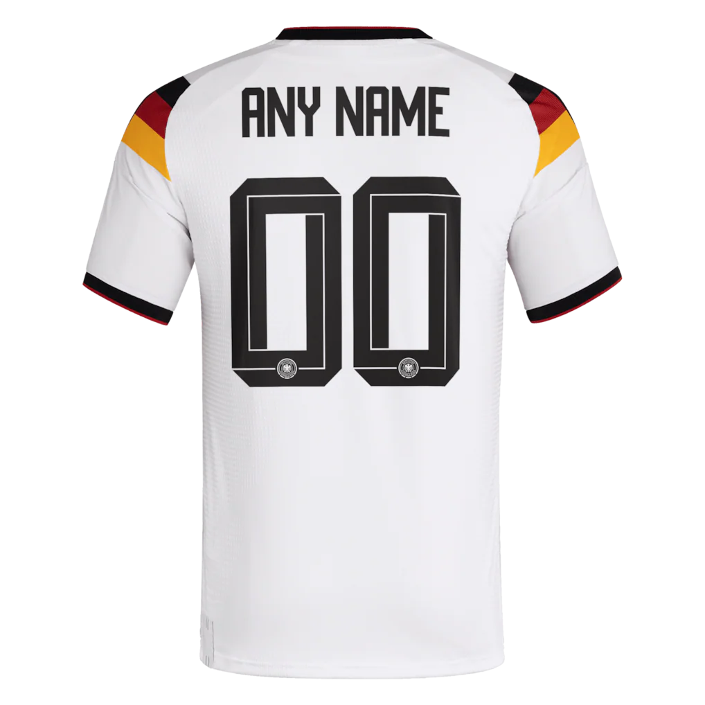 Germany National Team adidas 2026 Home On-Field Authentic Custom Jersey - White