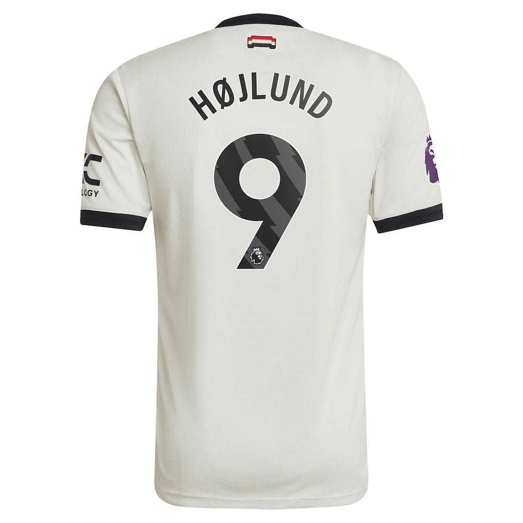 Rasmus Højlund Manchester United adidas Originals 2024/25 Third Authentic Jersey - Cream