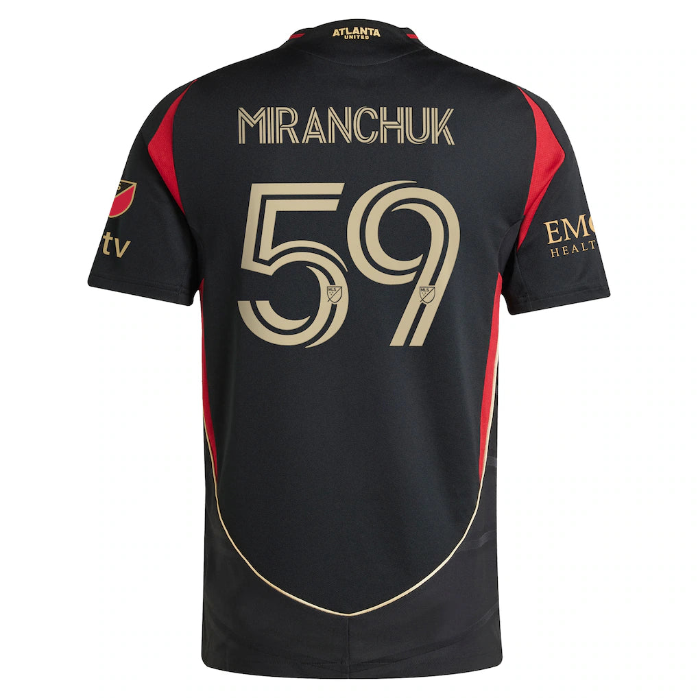Aleksei Miranchuk Atlanta United FC adidas 2025 The Connector Authentic Player Jersey - Black