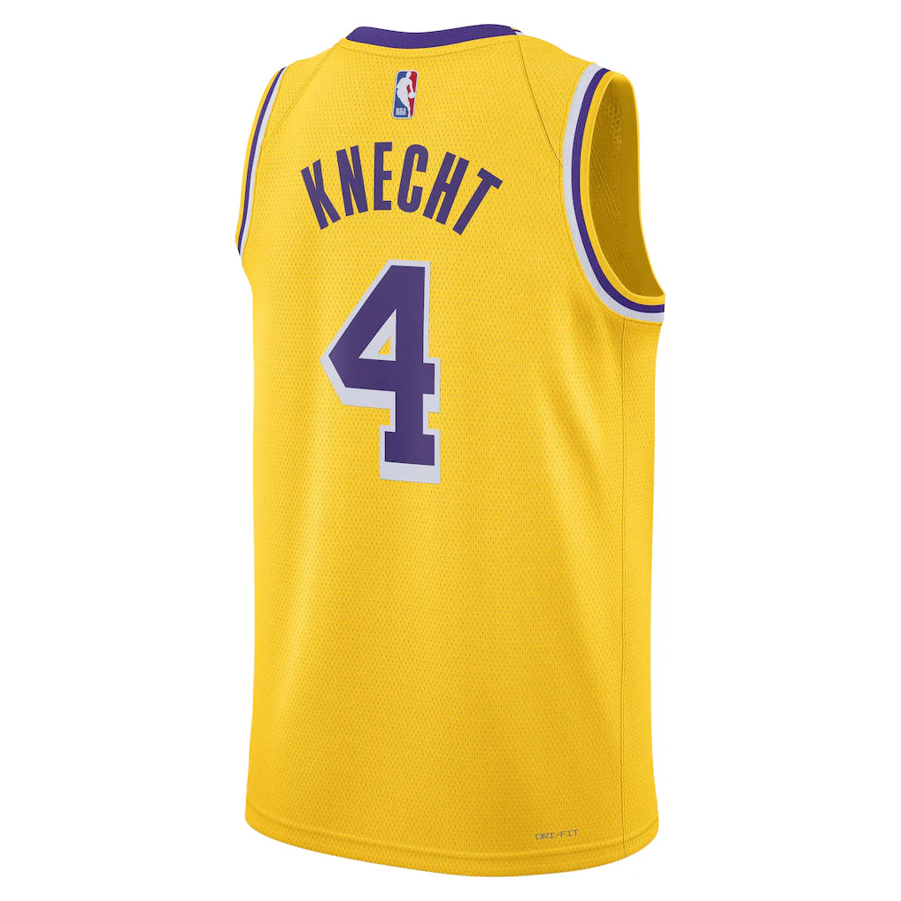 Dalton Knecht Los Angeles Lakers Nike Unisex Swingman Jersey - Gold