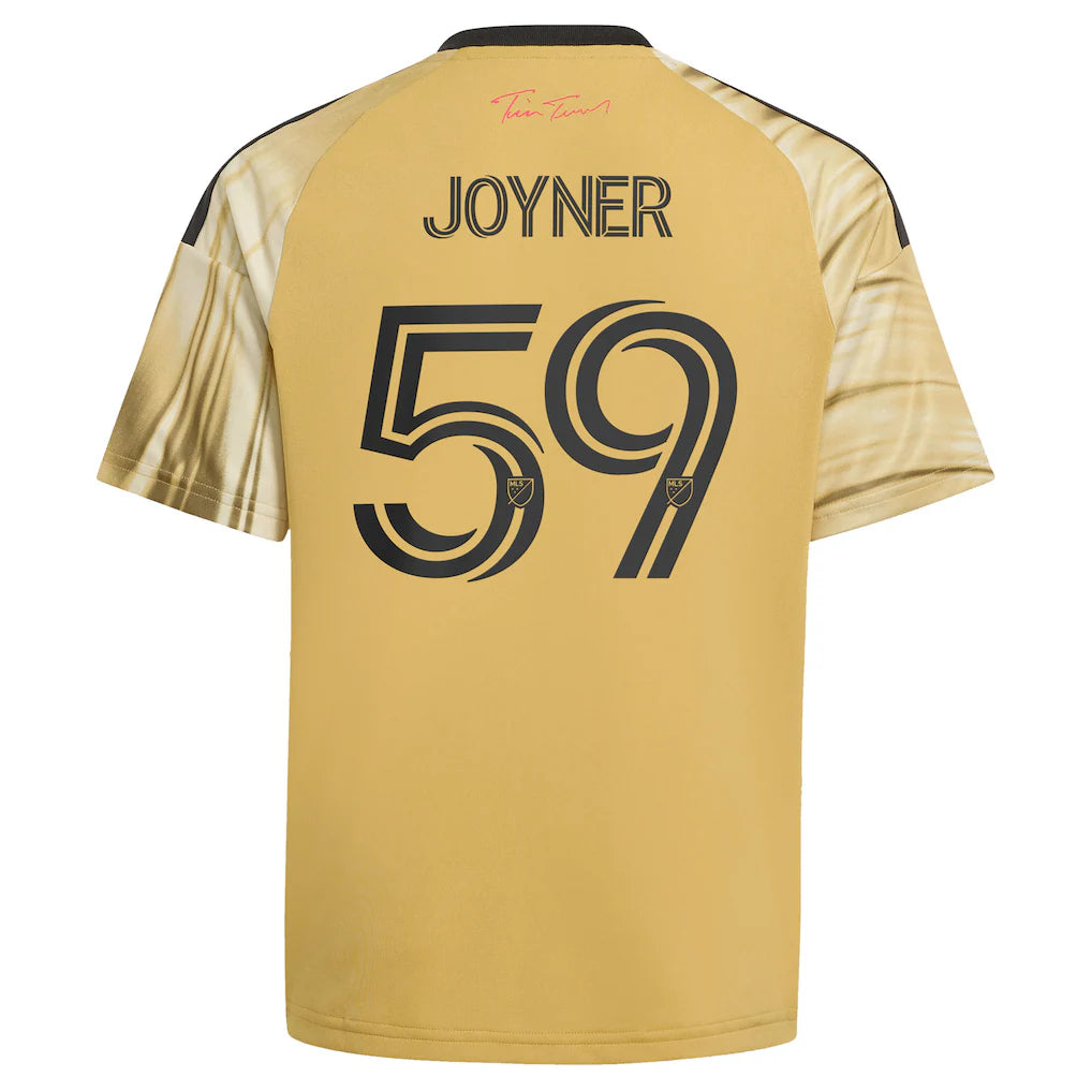 MyKhi Joyner St. Louis CITY SC adidas Youth 2026 The Tina Turner Kit Replica Jersey - Yellow