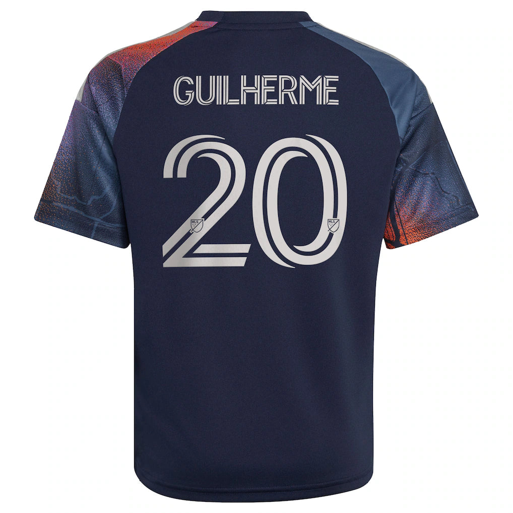 Guilherme Augusto Vieira dos Santos Houston Dynamo FC adidas Youth 2026 Mission Control Replica Jersey - Blue