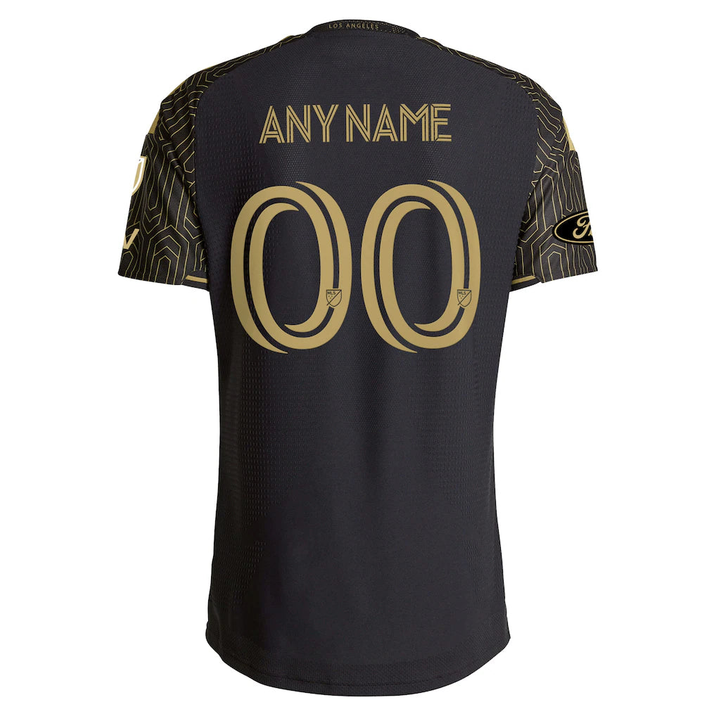 LAFC adidas 2026 Primary Kit On-Field Authentic Patch Custom Jersey - Black