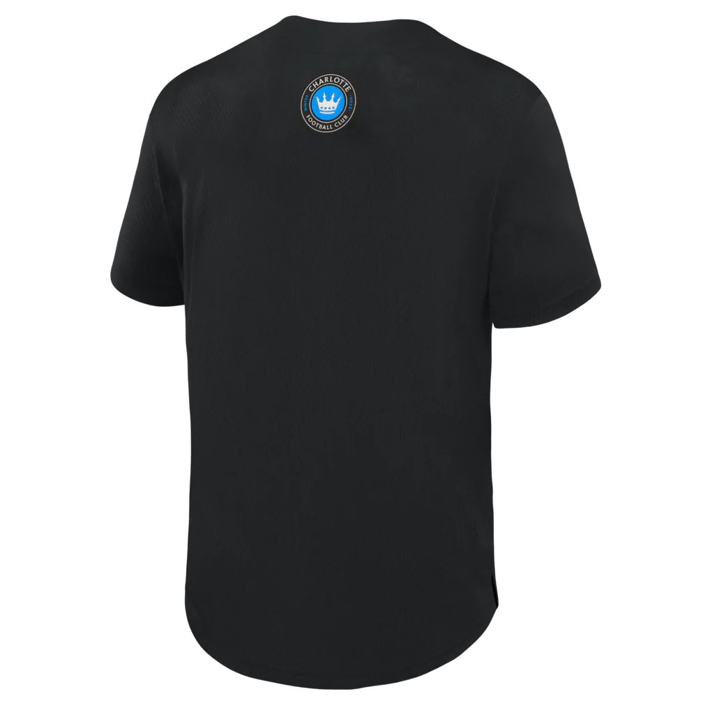 Charlotte FC Fanatics Maximum Intensity Button-Up Jersey  - Black