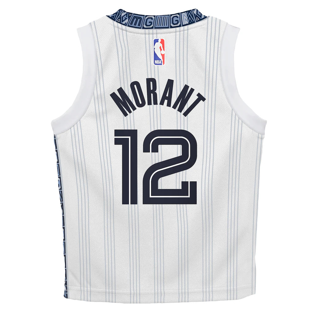 Ja Morant Memphis Grizzlies Nike Preschool 2025/26 City Edition Swingman Jersey - White