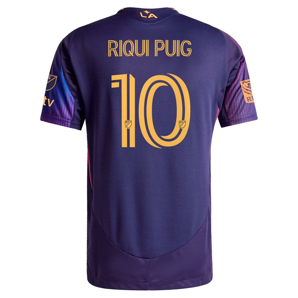 Riqui Puig LA Galaxy adidas 2025 RIZON On-Field Authentic Jersey – Navy