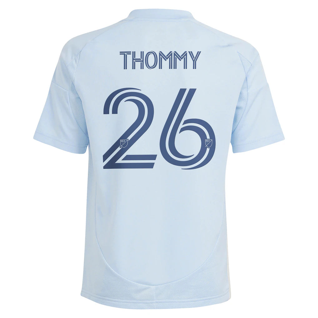 Erik Thommy Sporting Kansas City adidas Youth 2025 One KC Replica Player Jersey - Light Blue