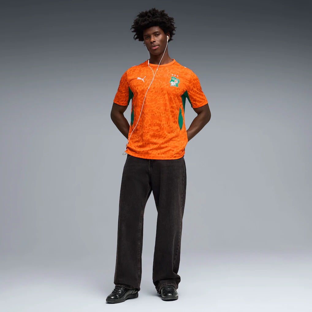 Ivory Coast National Team Puma 2026 Home Replica Jersey - Orange