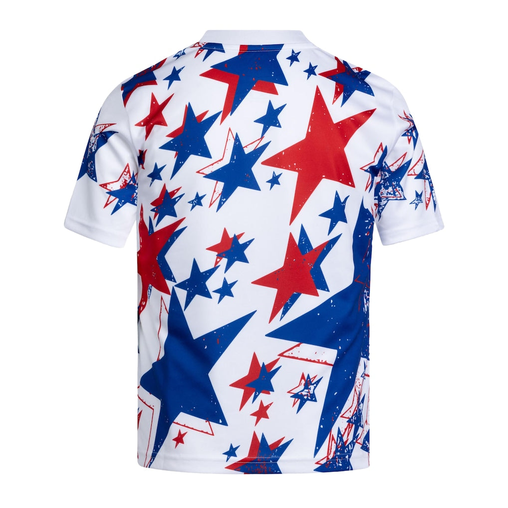 LA Galaxy adidas Youth 2026 Americana Pre-Match Jersey - White