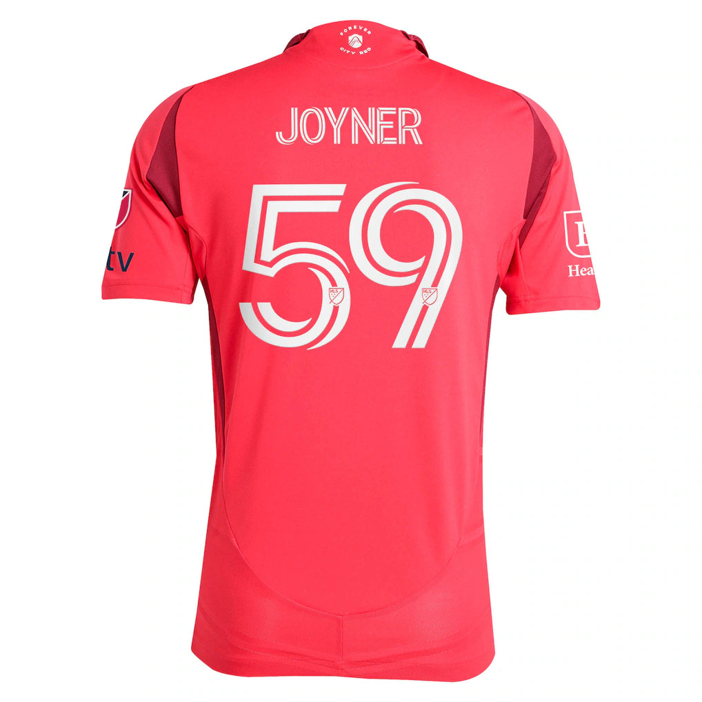 MyKhi Joyner St. Louis CITY SC adidas 2025 Forever CITY Red On-Field Authentic Jersey - Red