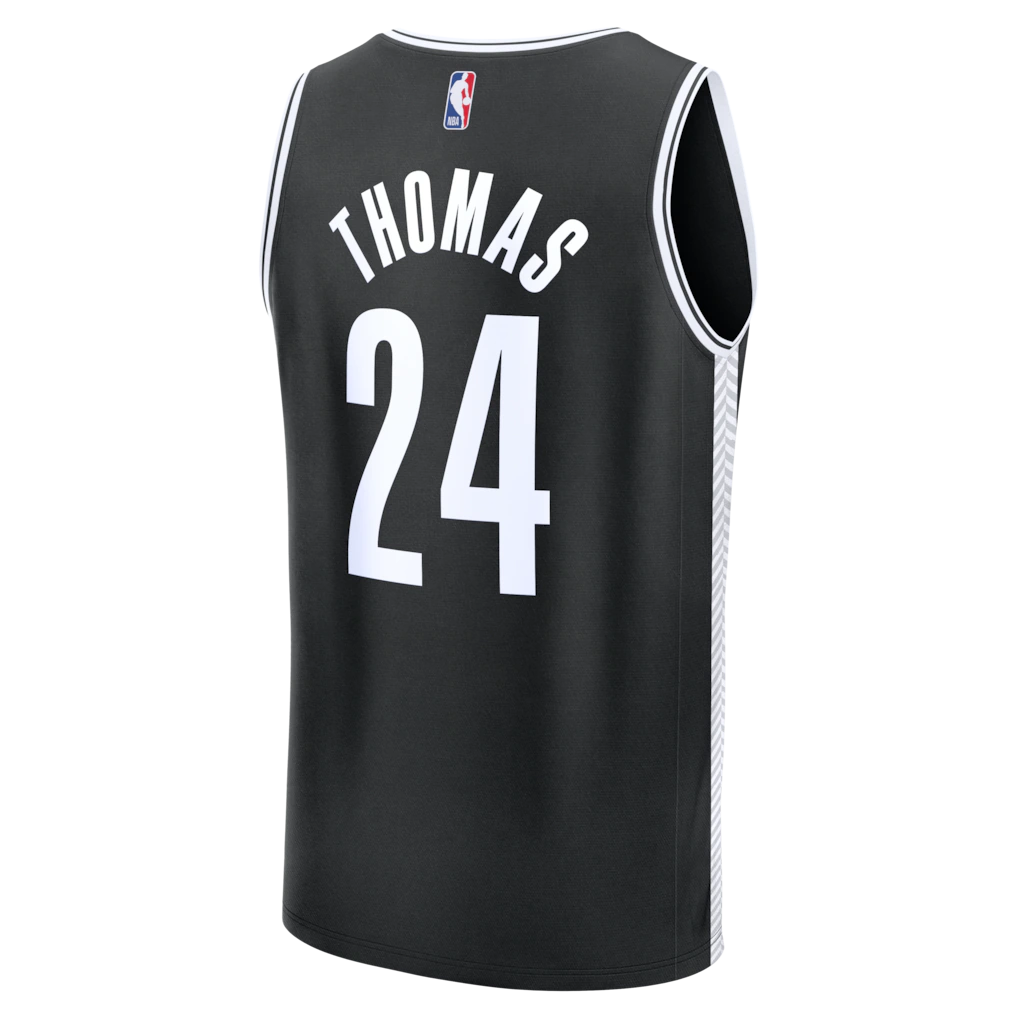 Cam Thomas Brooklyn Nets Fanatics Fast Break Replica Jersey - Black - Icon Edition