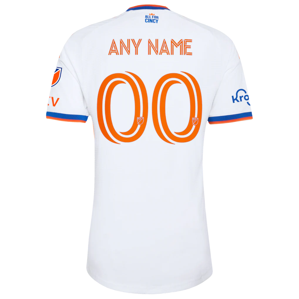 FC Cincinnati adidas 2026 The Seven Hills Kit On-Field Authentic Patch Custom Jersey - White