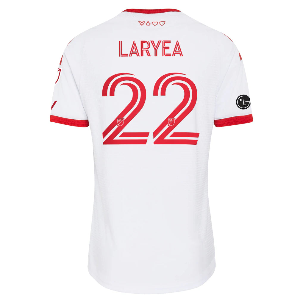 Richie Laryea Toronto FC adidas  2026 Winter Kit On-Field Authentic Patch Jersey - White