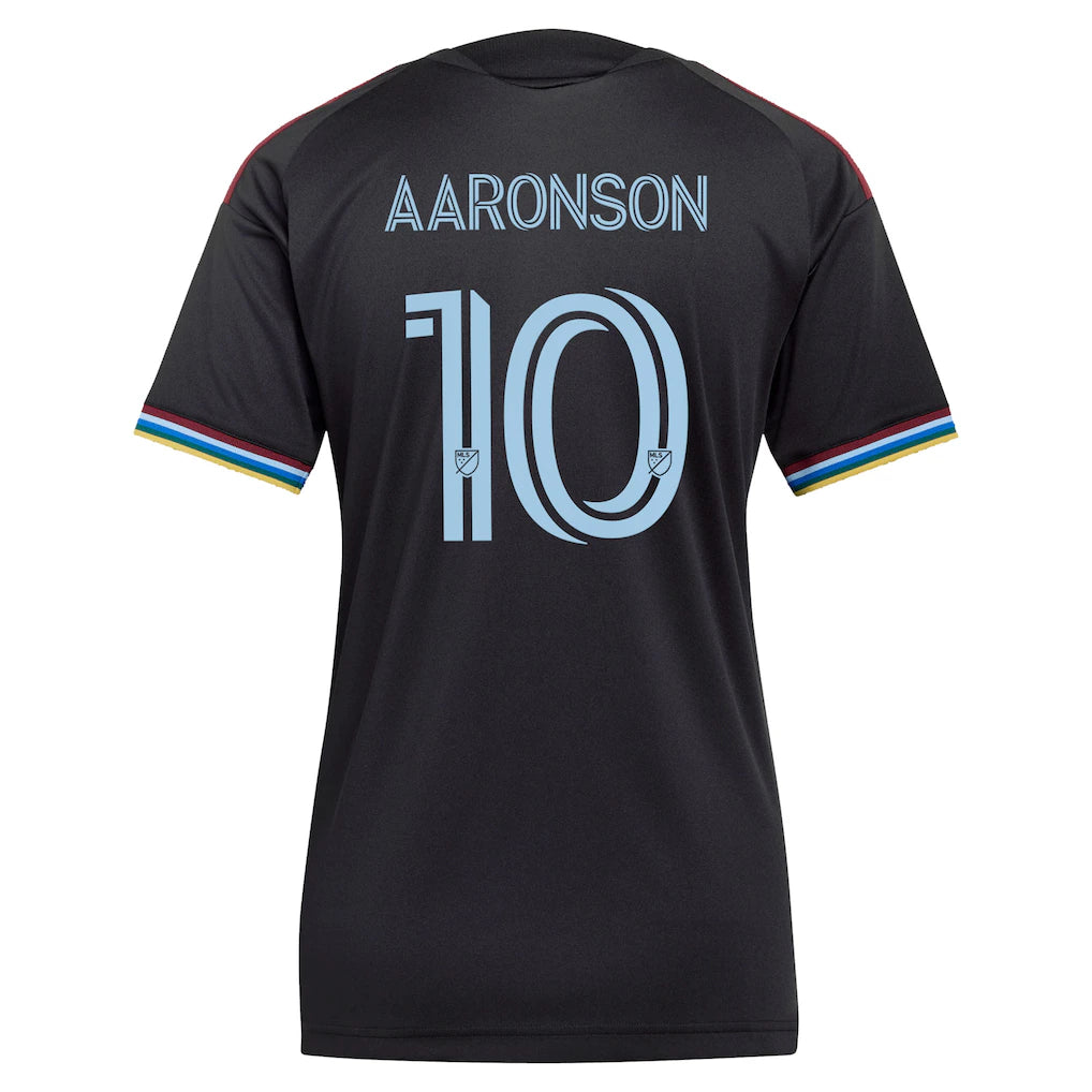 Paxten Aaronson Colorado Rapids adidas Women's 2026 Colorful Colorado Replica Jersey - Black