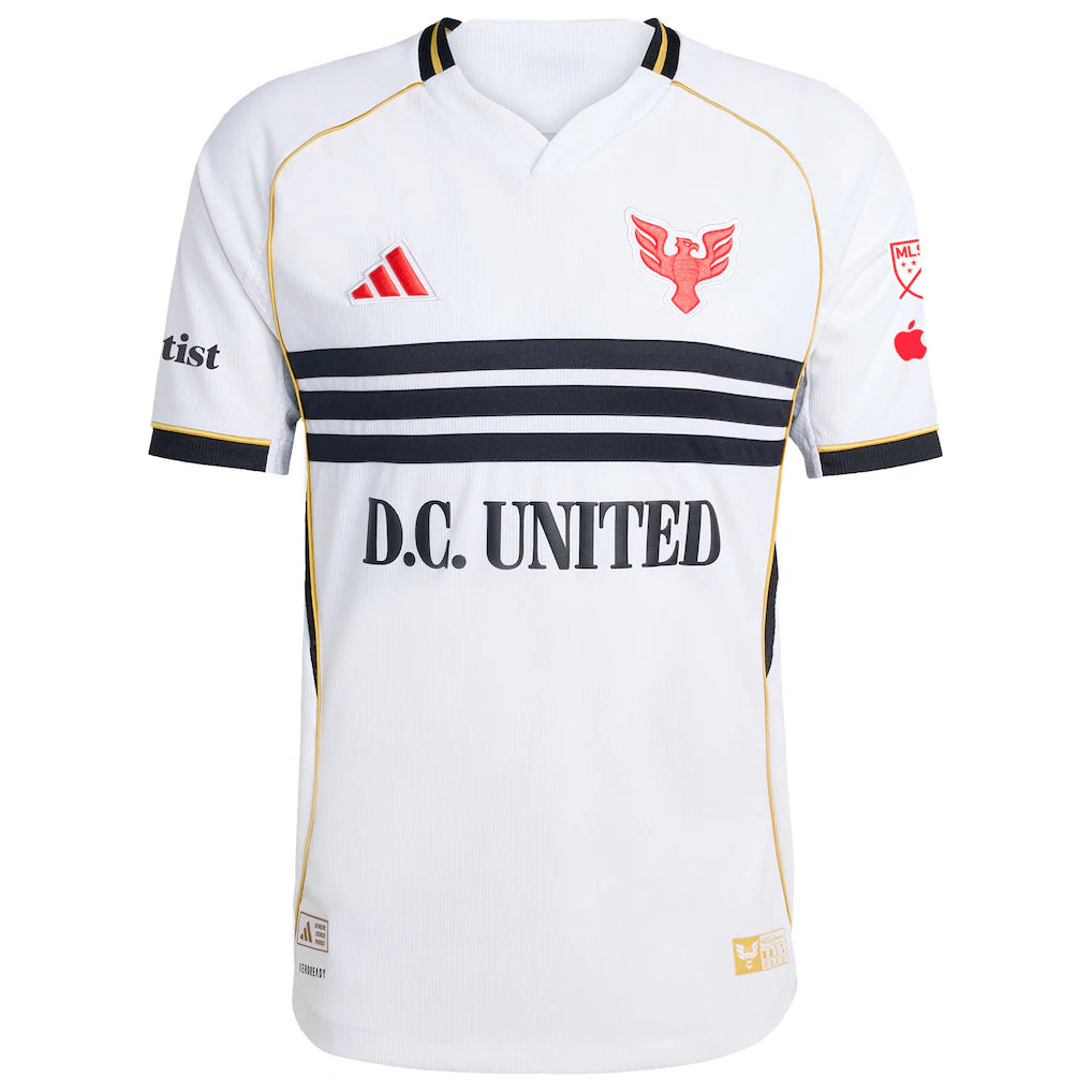 D.C. United adidas 2025 Third Authentic Jersey - White