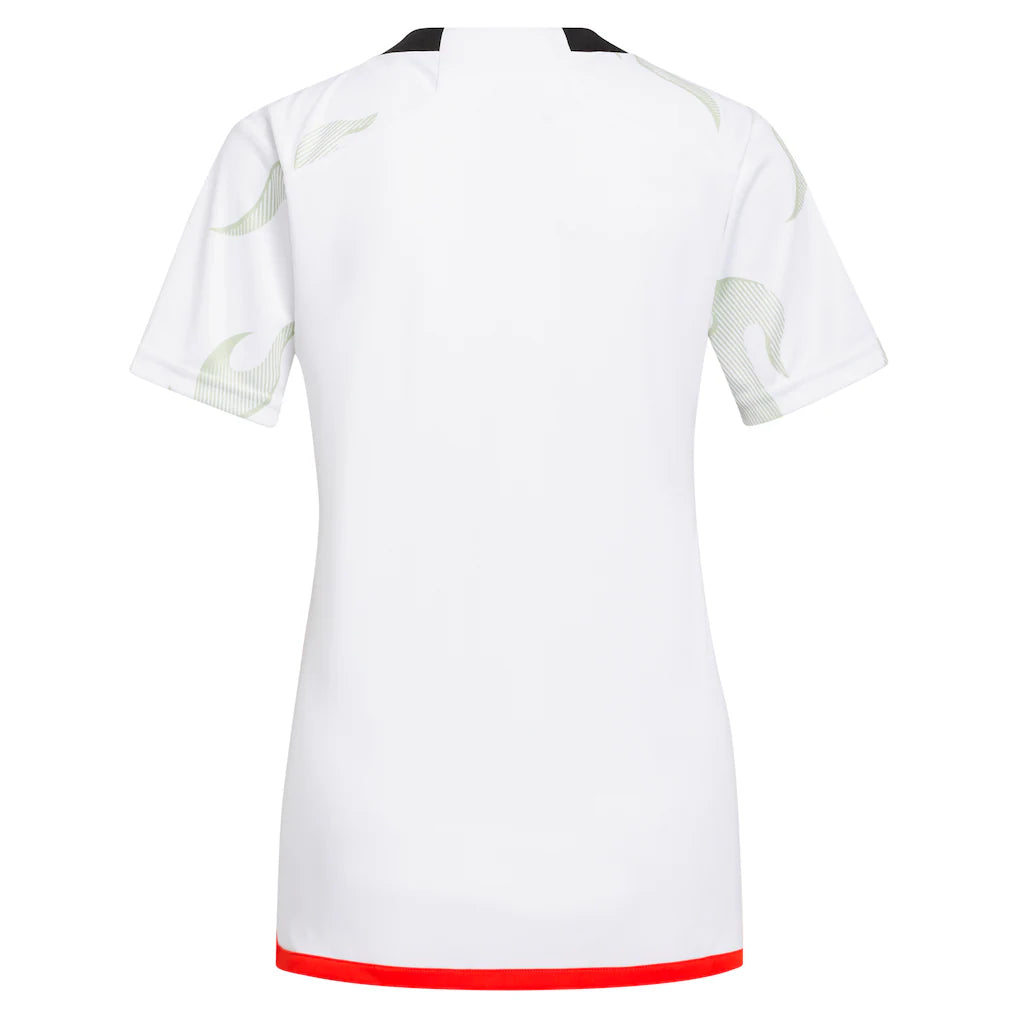 FC Dallas adidas Women's 2023 Burn Baby Burn Replica Jersey - White