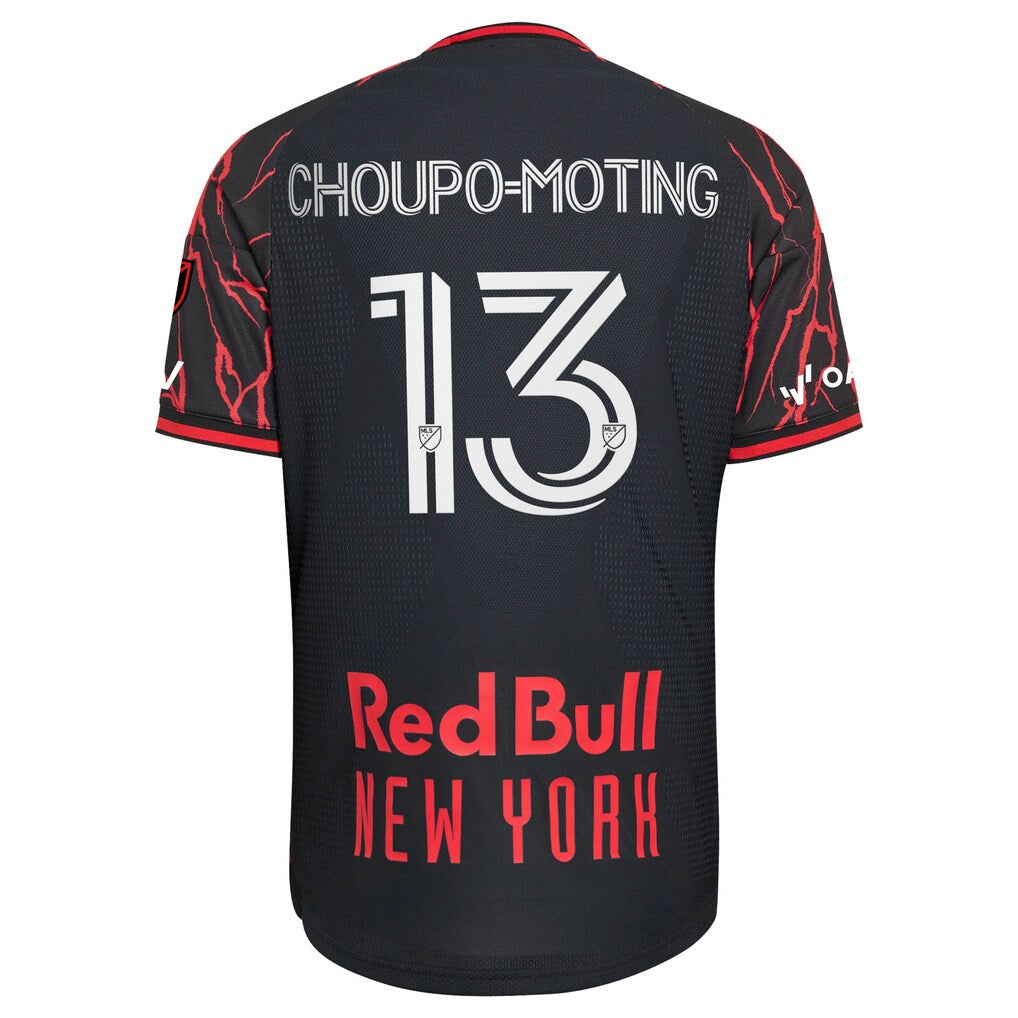 Eric Maxim Choupo-Moting New York Red Bulls adidas 2026 The Rooted Kit On-Field Authentic Patch Jersey - Black