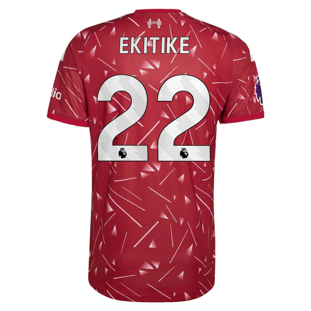 Hugo Ekitike Liverpool adidas 2026/27 Home On-Field Authentic Jersey - Red