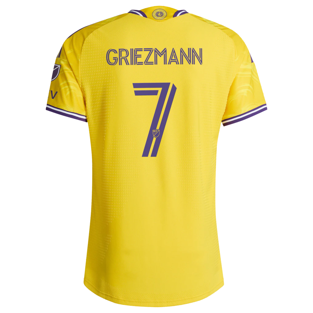 Antoine Griezmann Orlando City SC adidas 2026 Sunken Treasure Kit On-Field Authentic Jersey - Yellow