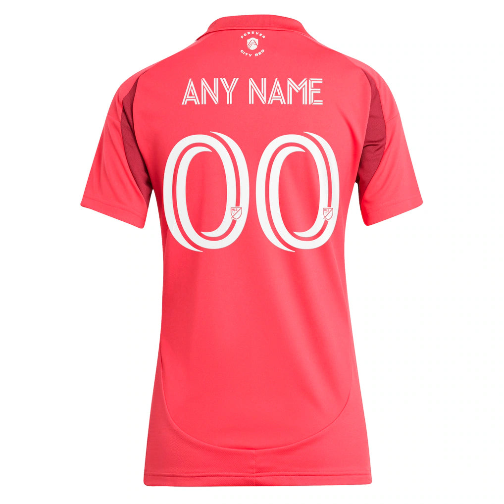 St. Louis City SC adidas Women's 2025 Forever CITY Red Replica Custom Jersey - Red