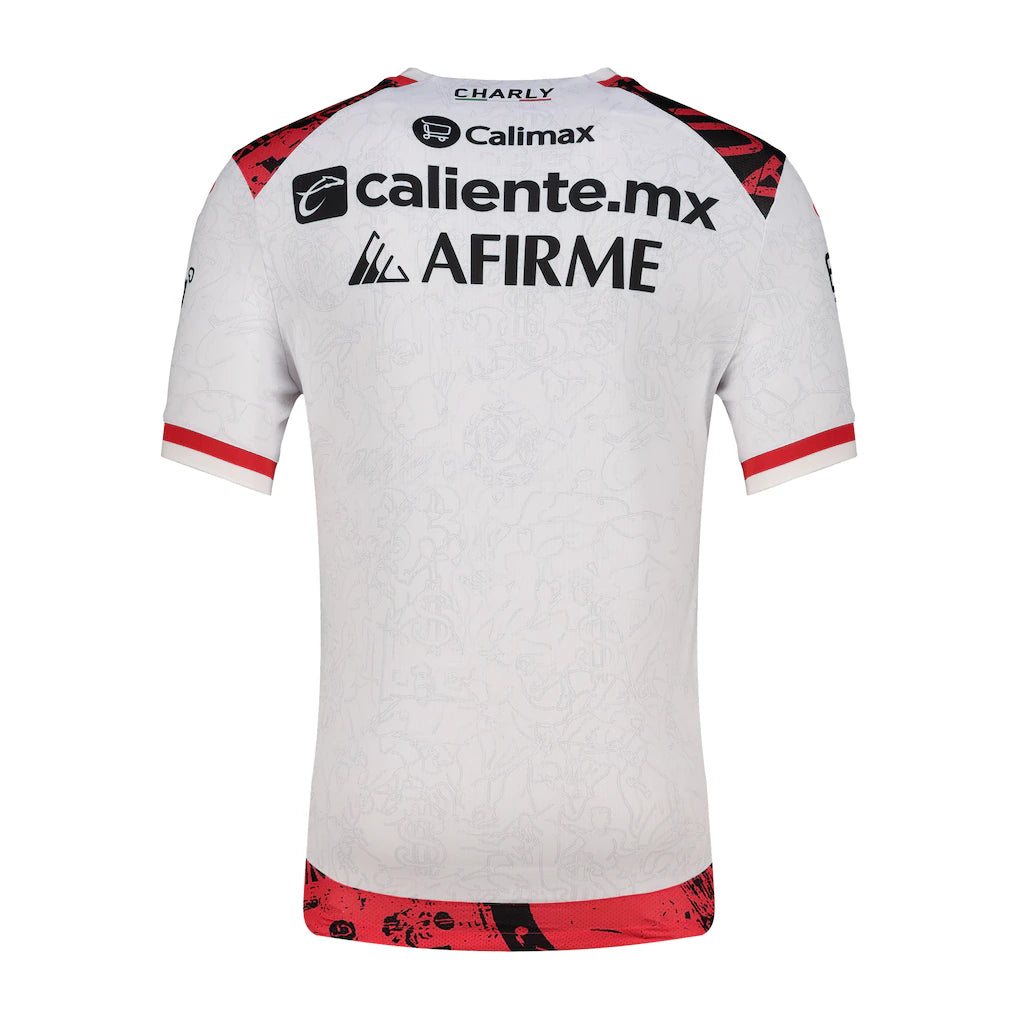 Club Tijuana Charly 2025/26 Away Authentic Jersey - White