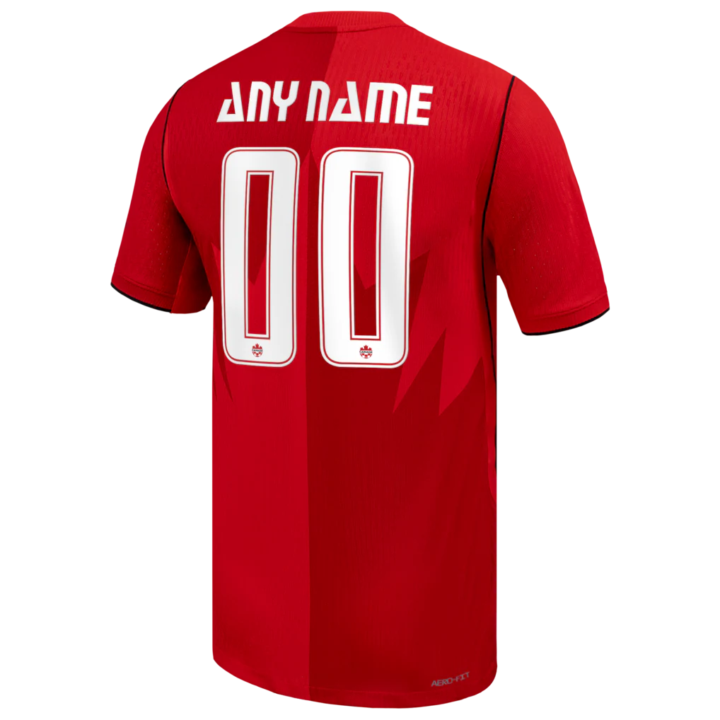Canada Soccer Nike 2026 Home Match Authentic Custom Jersey - Red