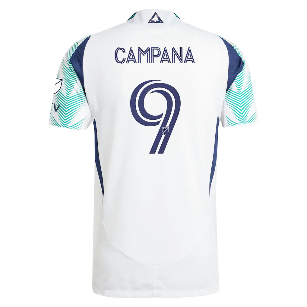Leonardo Campana New England Revolution adidas 2025 Eastern White Pine x Flag of New England Authentic Player Jersey - White