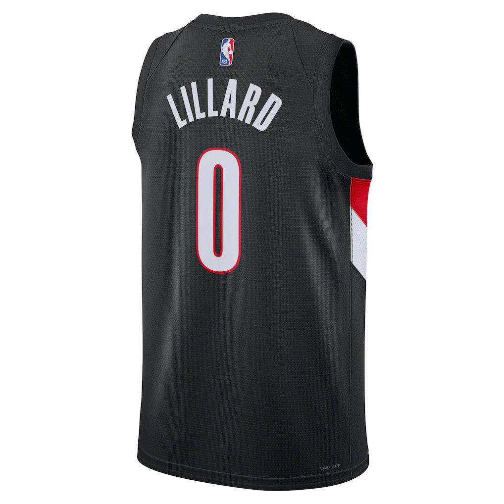 Damian Lillard Portland Trail Blazers Nike Unisex Swingman Player Jersey - Icon Edition - Black