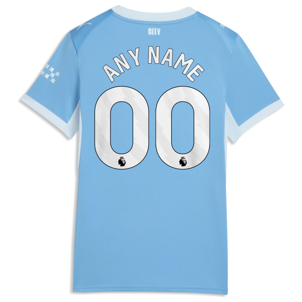 Manchester City Puma Women's 2026/27 Home Replica Custom Jersey - Light Blue