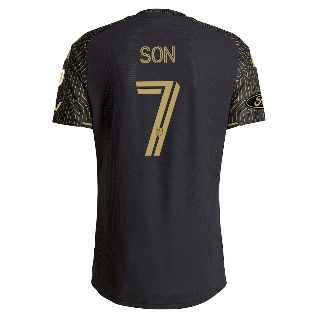 Son Heung-Min LAFC adidas 2026 Primary Kit On-Field Authentic Patch Jersey - Black