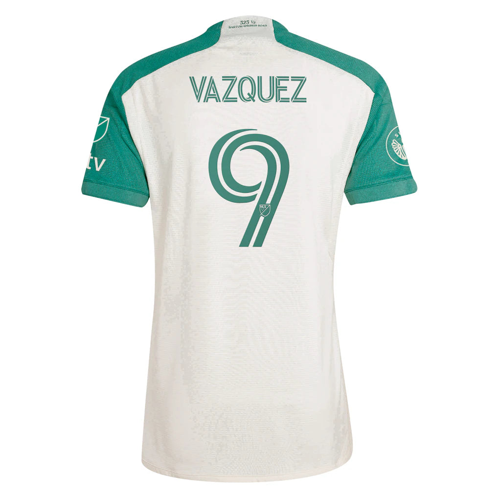 Brandon Vazquez Austin FC adidas 2024 The Armadillo Kit Authentic Player Jersey - Tan