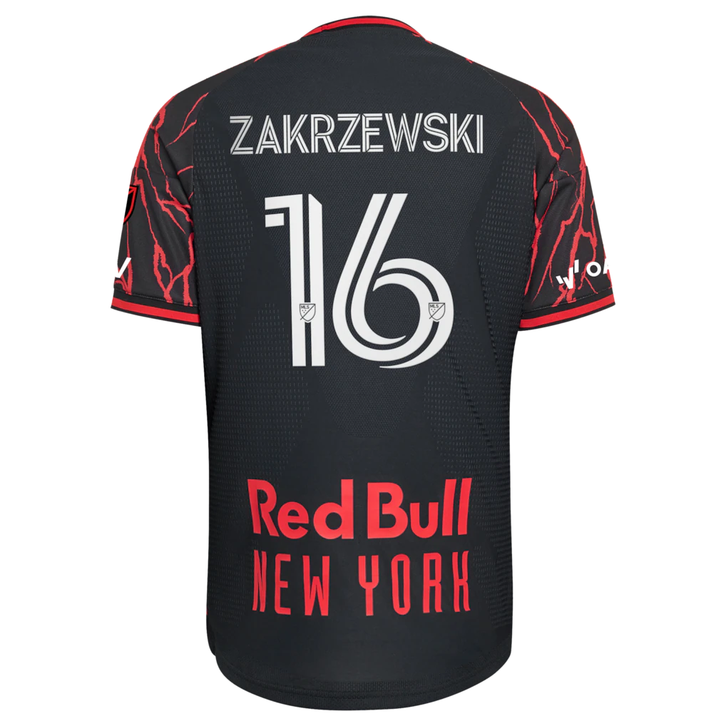 Julian Hall New York Red Bulls adidas 2026 The Rooted Kit On-Field Authentic Patch Jersey - Black