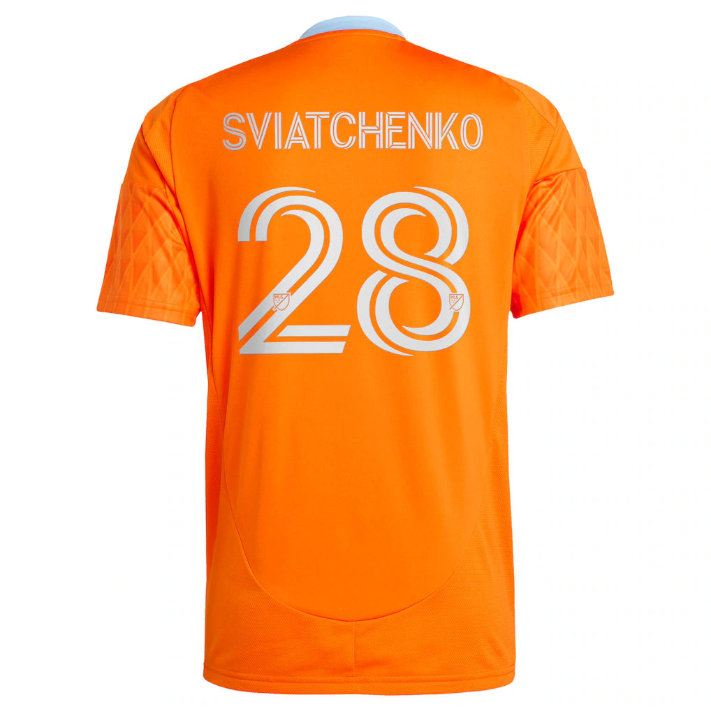 Erik Sviatchenko Houston Dynamo FC adidas 2025 Season 20 Replica Player Jersey - Orange