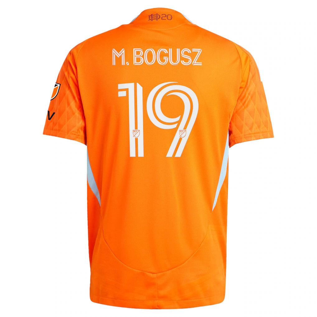 Mateusz Bogusz Houston Dynamo FC adidas 2025 Season 20 On-Field Authentic Jersey - Orange