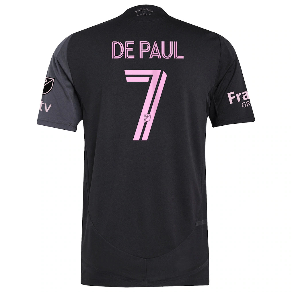 Rodrigo De Paul Inter Miami CF adidas 2025 The Fortitude Kit Authentic Player Jersey - Black