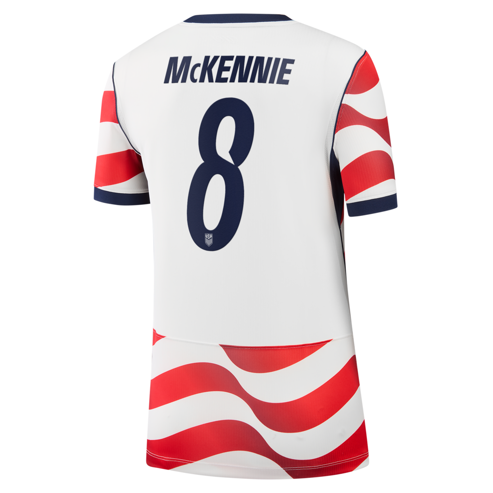 Weston McKennie USMNT Nike Women's 2026 Home Stadium Replica Jersey - White