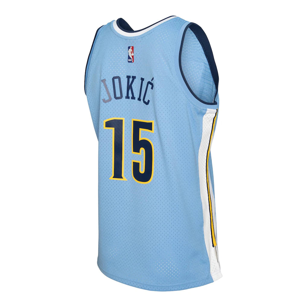 Nikola Jokic Denver Nuggets Mitchell & Ness 2016/17 Swingman Jersey - Light Blue