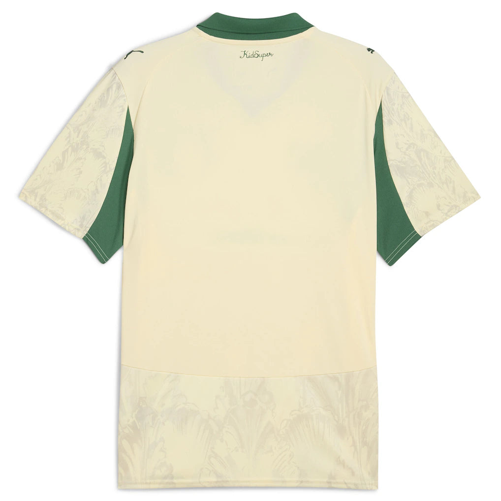 SE Palmeiras Puma x KidSuper Youth 2025 FIFA Club World Cup Replica Jersey - Cream