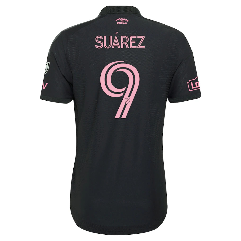 Luis Suárez Inter Miami CF adidas 2026 Presagio On-Field Authentic Patch Jersey - Black