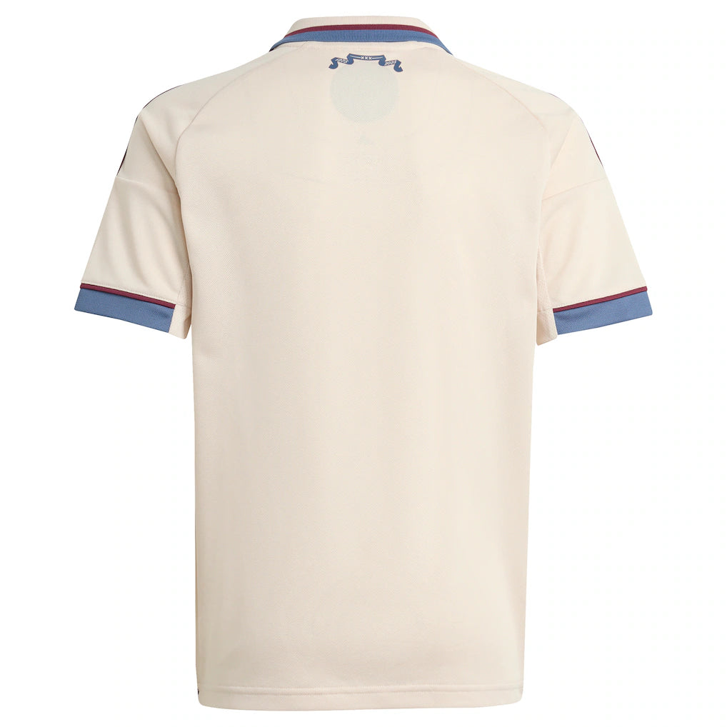 Ajax adidas Youth 2025/26 Third Replica Jersey - Tan