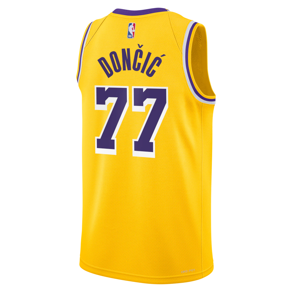 Luka Dončić Los Angeles Lakers Nike Unisex Swingman Jersey - Icon Edition - Gold
