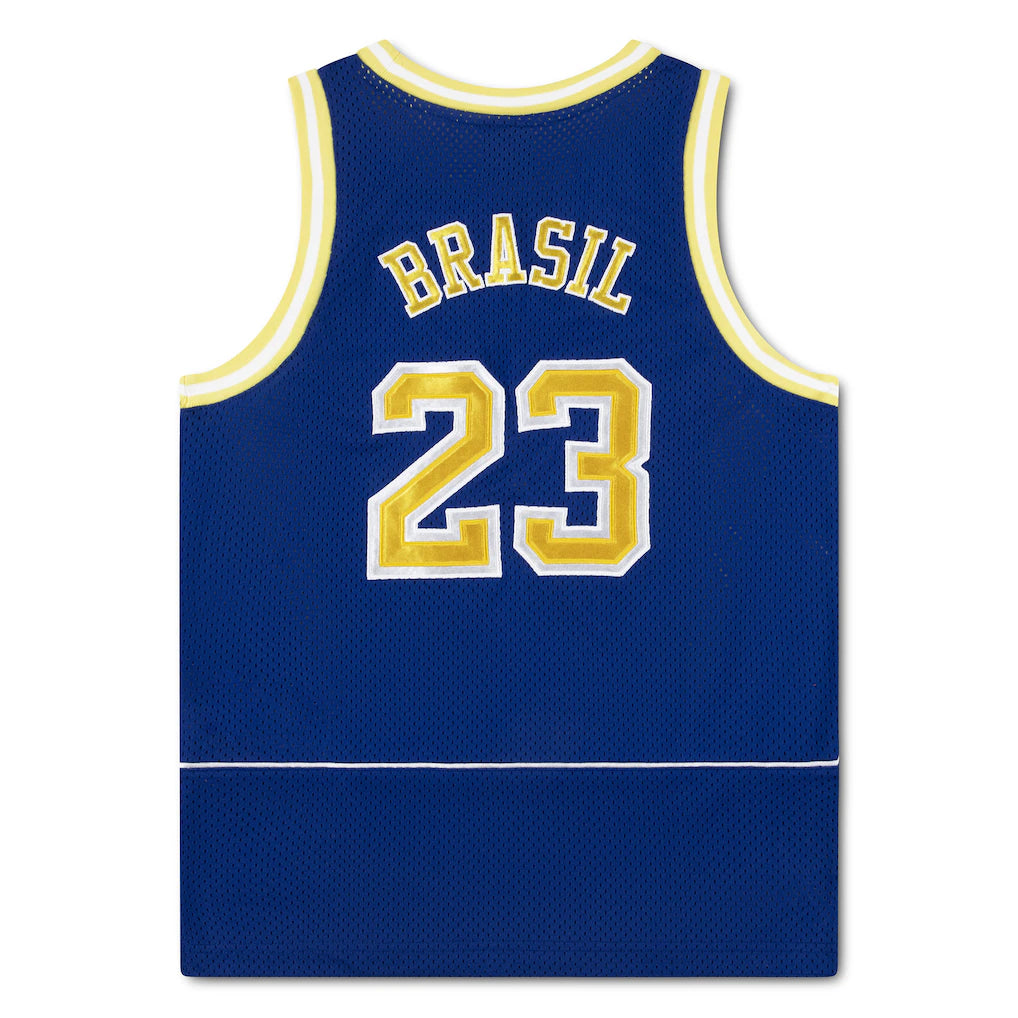Brazil National Team Jordan Brand Youth Mesh Basketball Fashion Jersey - Royal