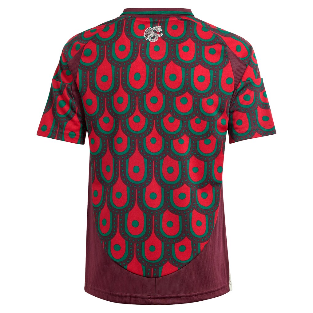 Mexico National Team adidas Youth 2024 Home Replica Jersey - Burgundy